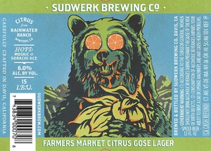 Farmers Market Citrus Gose Lager 