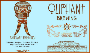 Oliphant Brewing Brown Sugar Brown Brown