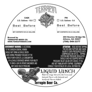 Terrapin Liquid Lunch