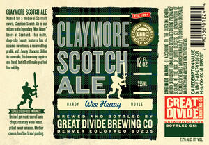 Great Divide Brewing Company Claymore