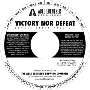 Victory Nor Defeat April 2015