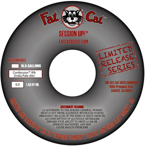 Fatcat Beer Company Confession IPA April 2015