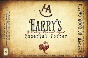 H.a. Brewing Co. Harry's July 2015