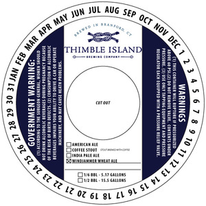 Thimble Island Brewing Company Windjammer Wheat Ale