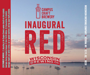 Wisconsin Brewing Company Inaugural Red April 2015