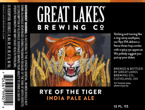 The Great Lakes Brewing Co. Rye Of The Tiger April 2015