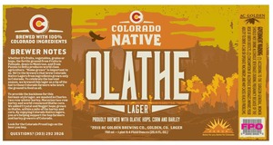 Colorado Native Olathe Lager