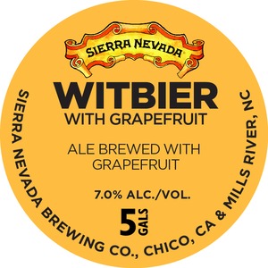 Sierra Nevada Witbier With Grapefruit April 2015
