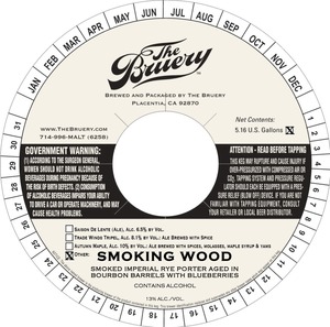 The Bruery Smoking Wood May 2015