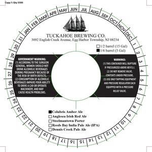 Tuckahoe Brewing Company Colubris Amber Ale