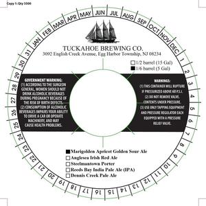 Tuckahoe Brewing Company Marigolden Apricot Golden Sour Ale