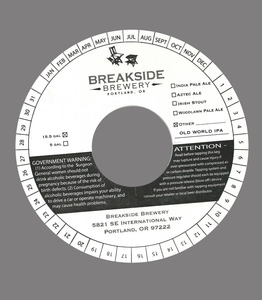 Breakside Brewery Old World IPA