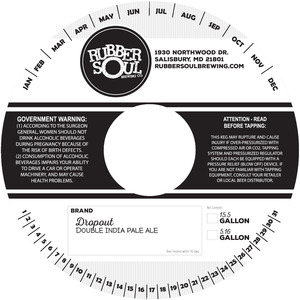 Rubber Soul Brewing Co. Dropout April 2015