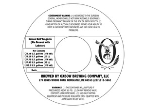 Oxbow Brewing Company Saison Dell'aragosta