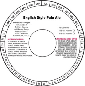 Kirkwood Station Brewing Co English Style Pale Ale