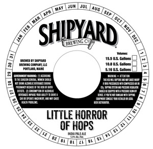 Shipyard Brewing Co. Little Horror Of Hops
