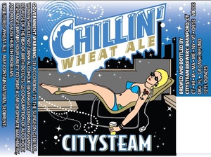 Citysteam Brewery Chillin' Wheat Ale May 2015