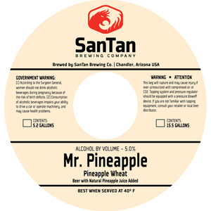 Mr. Pineapple Pineapple Wheat