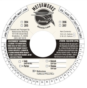 Motorworks Brewing Hefeweizen