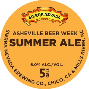 Sierra Nevada Asheville Beer Week Summer Ale