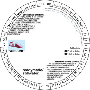 Stillwater Artisanal Vacuum Readymade May 2015