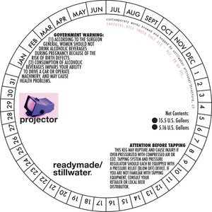 Stillwater Artisanal Projector Readymade May 2015