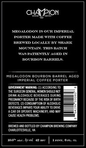 Megalodon Bourbon Barrel Imperial Coffee Porter May 2015