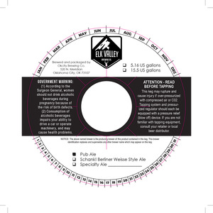 Elk Valley Brewing Co. Pub Ale
