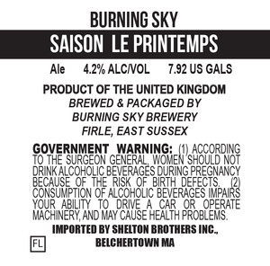 Burning Sky Saison Le Printemps