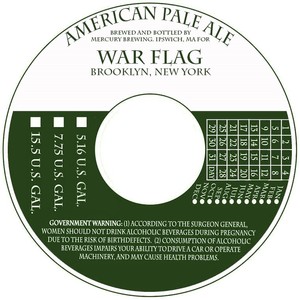 War Flag American Pale