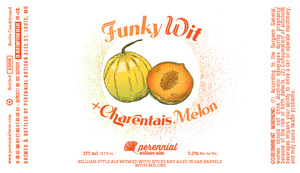 Perennial Artisan Ales Funky Wit +charentais Melon