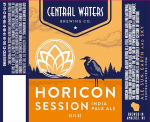 Central Waters Brewing Company Horicon Session IPA May 2015