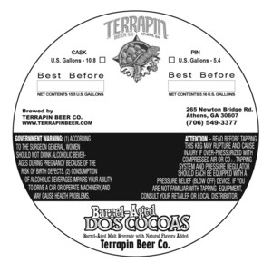 Terrapin Barrel-aged Dos Cocoas