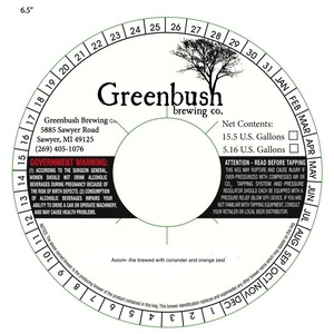 Greenbush Brewing Co. Axiom