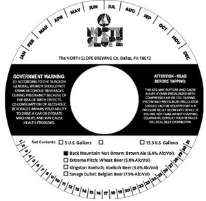 Back Mountain Nut Brown Ale May 2015