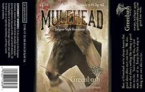 Greenbush Brewing Co. Mulehead May 2015
