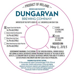 Dungarvan Copper Coast Irish Red Ale