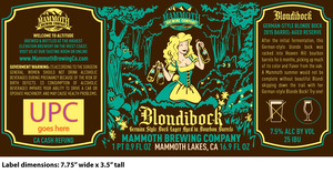 Mammoth Brewing Company Blondibock May 2015