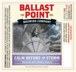 Ballast Point Calm Before The Storm May 2015