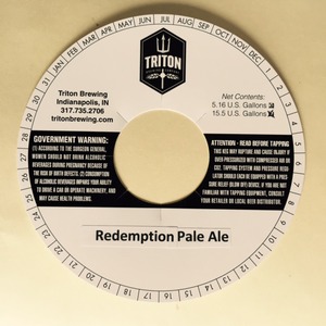 Triton Brewing Redemption Pale Ale