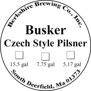 Berkshire Brewing Company Busker Czech Style Pilsner