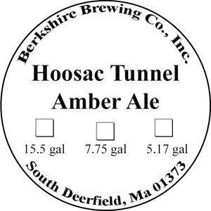 Berkshire Brewing Company Hoosac Tunnel Amber Ale