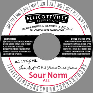 Ellicottville Brewing Company Sour Norm May 2015