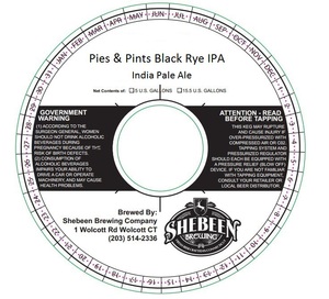 Pies & Pints Black Rye Ipa 
