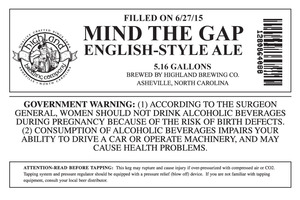 Highland Brewing Co. Mind The Gap May 2015