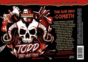 Todd The Axe Man India Pale Ale May 2015