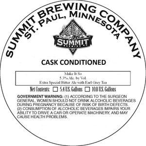 Summit Brewing Company Make It So