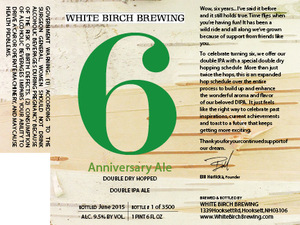 White Birch Brewing 6 Anniversary