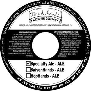 Tired Hands Brewing Company May 2015