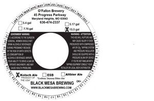 Black Mesa Brewing Kolsch